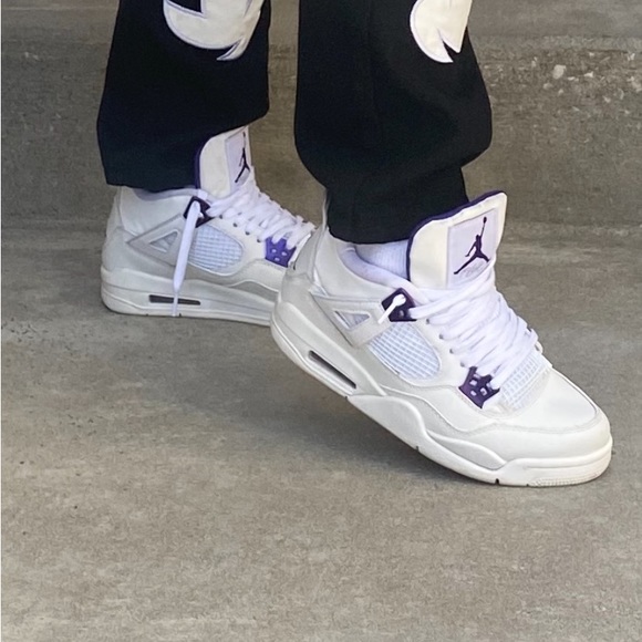 Purple Jordan 4s - Picture 3 of 3